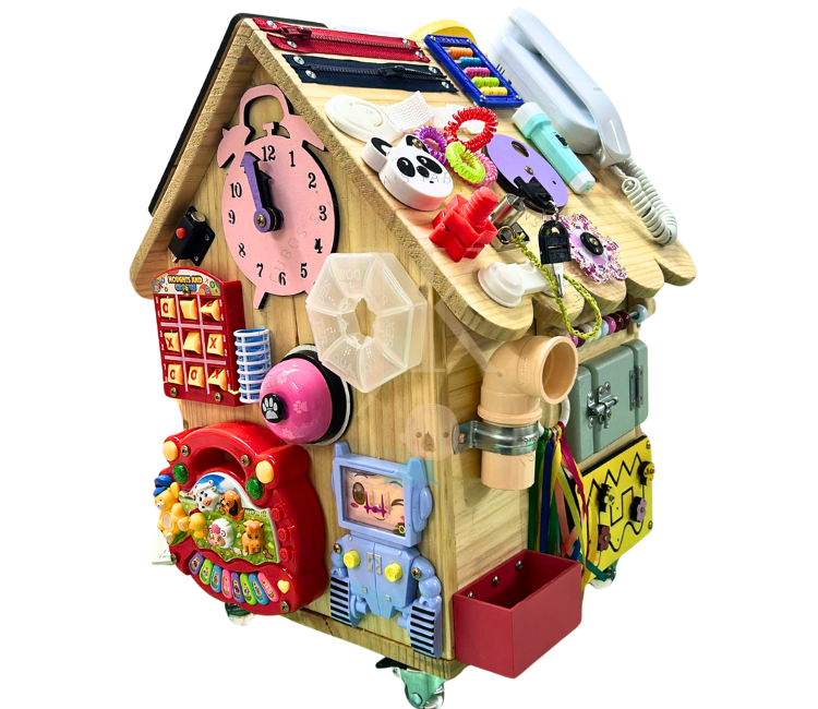 Casinha Sensorial Montessori com Rodinhas
