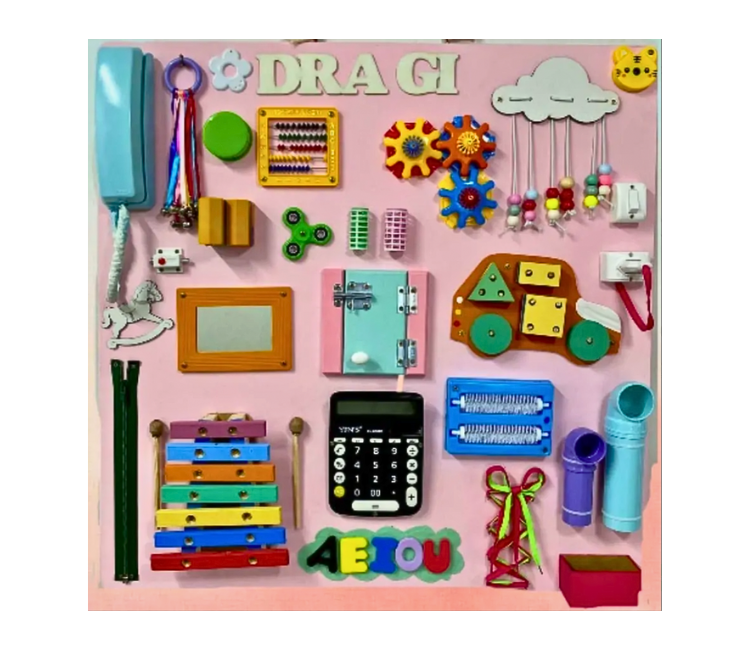 Painel Sensorial para Pediatras 80x80