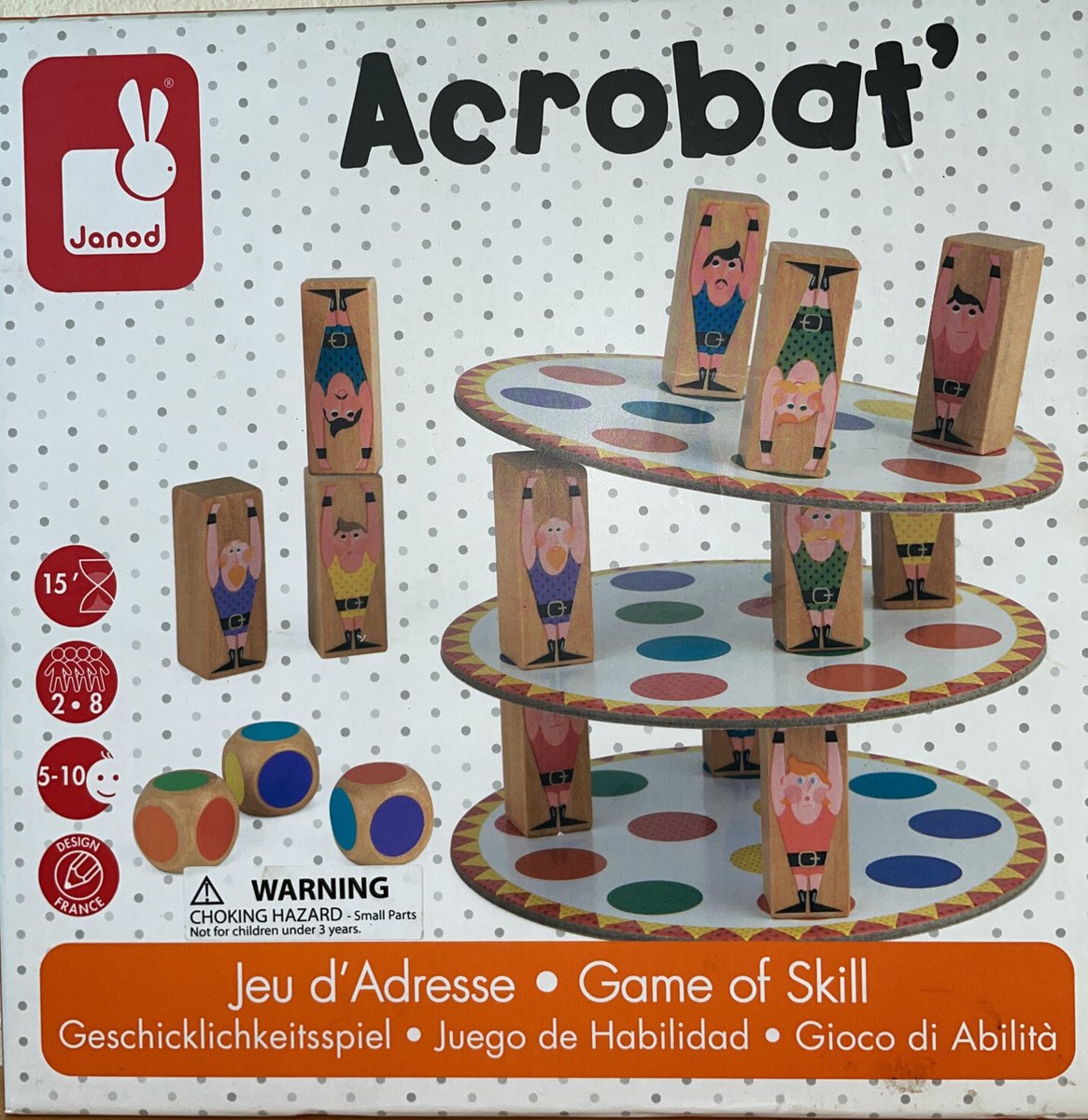 Jogo Acrobatas 57 Peças