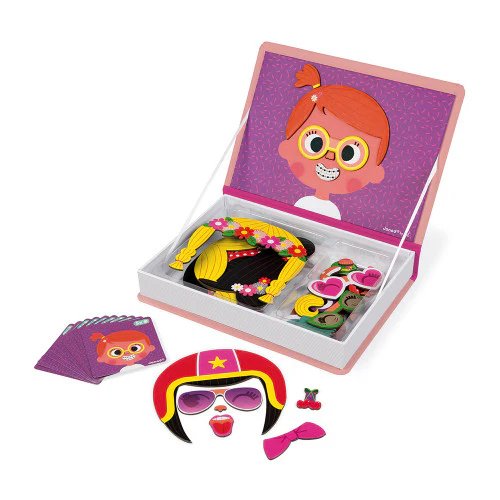 Livro Magnético Crazy Faces Meninas
